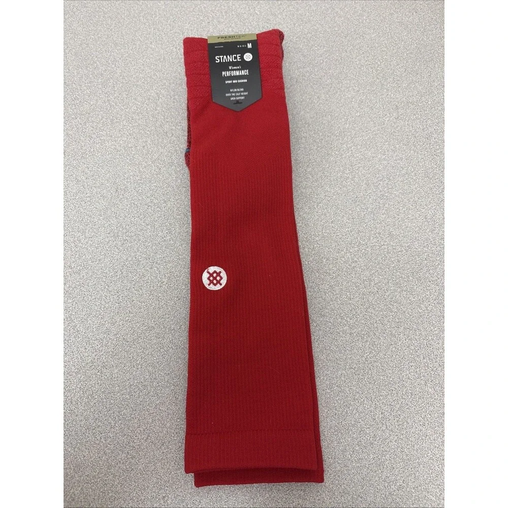 Stance Baseball‎ Socks, Red, OTC Womens Size 8-10.5, Freshtex, & Extra Blue Pair